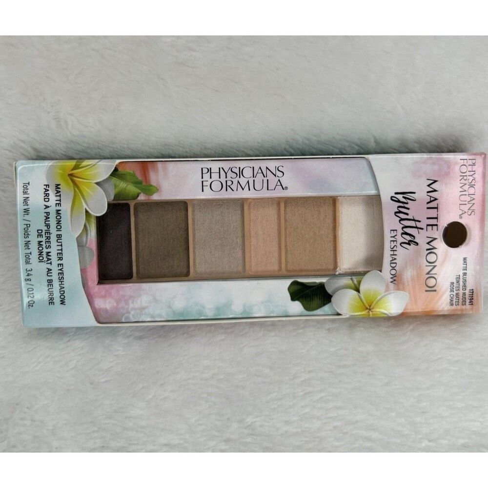 Physicians Formula Matte Monoi Butter Eyeshadow Palette Blushed Nudes NEW